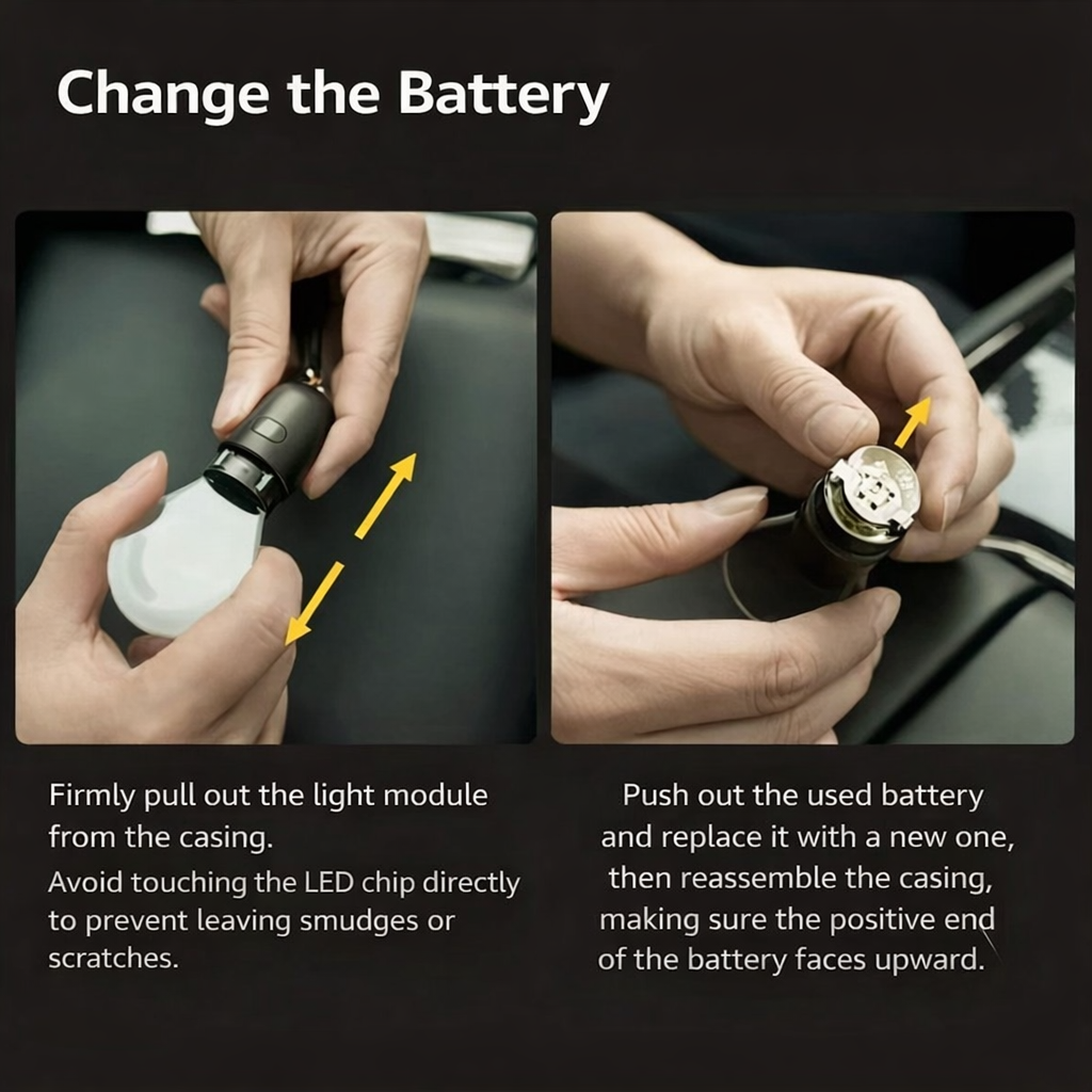 LumiBulb Car Charm