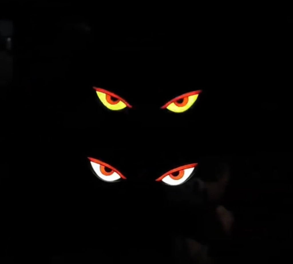 Solar Demon Eye LED Car Window Light