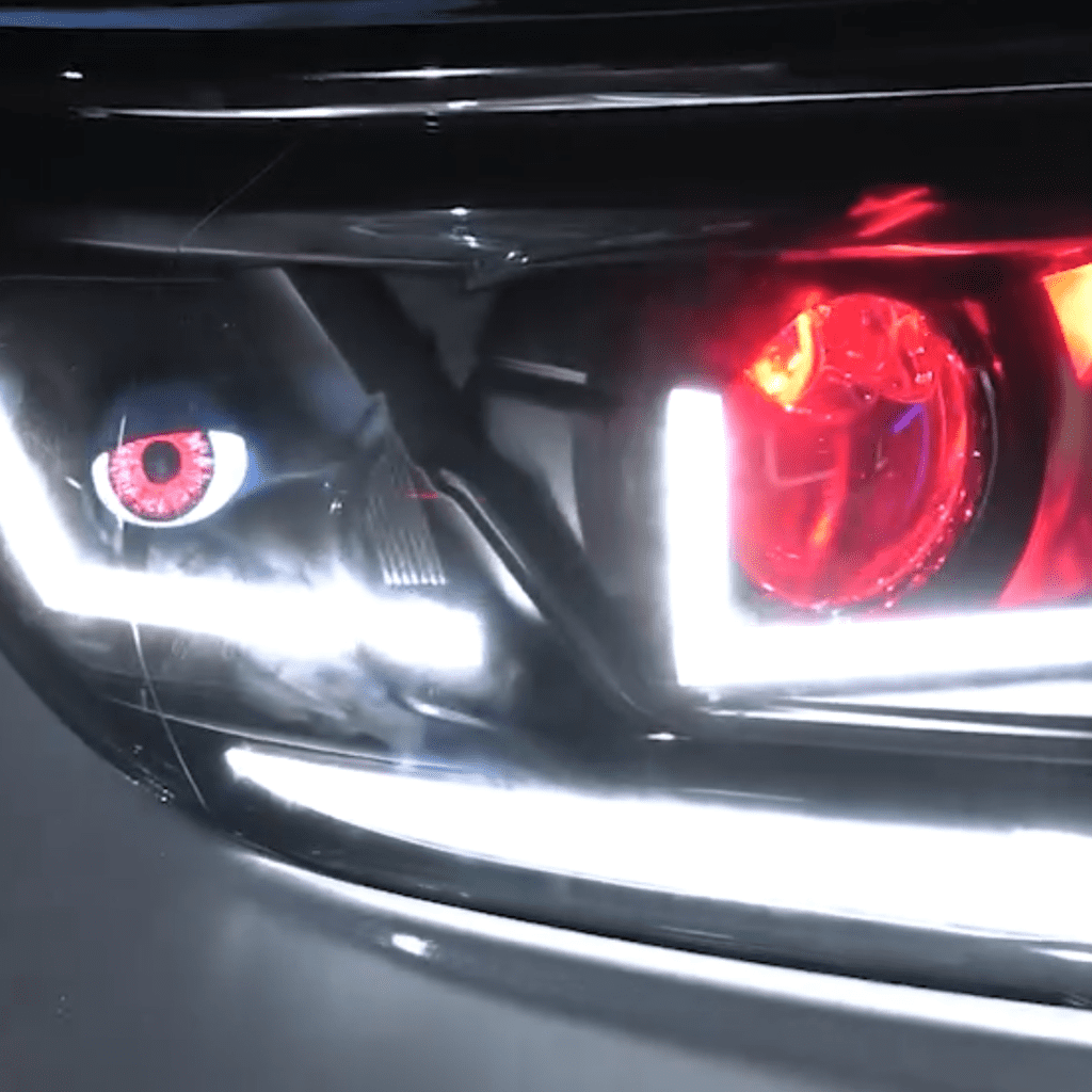 Synced Programmable Devil Eyes Light with Remote